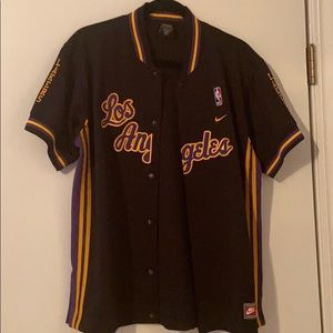 Los Angeles Lakers Nike Button Up Shirt
